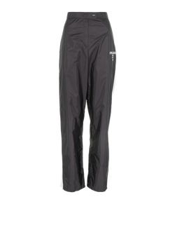 Prada Re-Nylon Trousers, Polyamide, Black, UK8, 3*