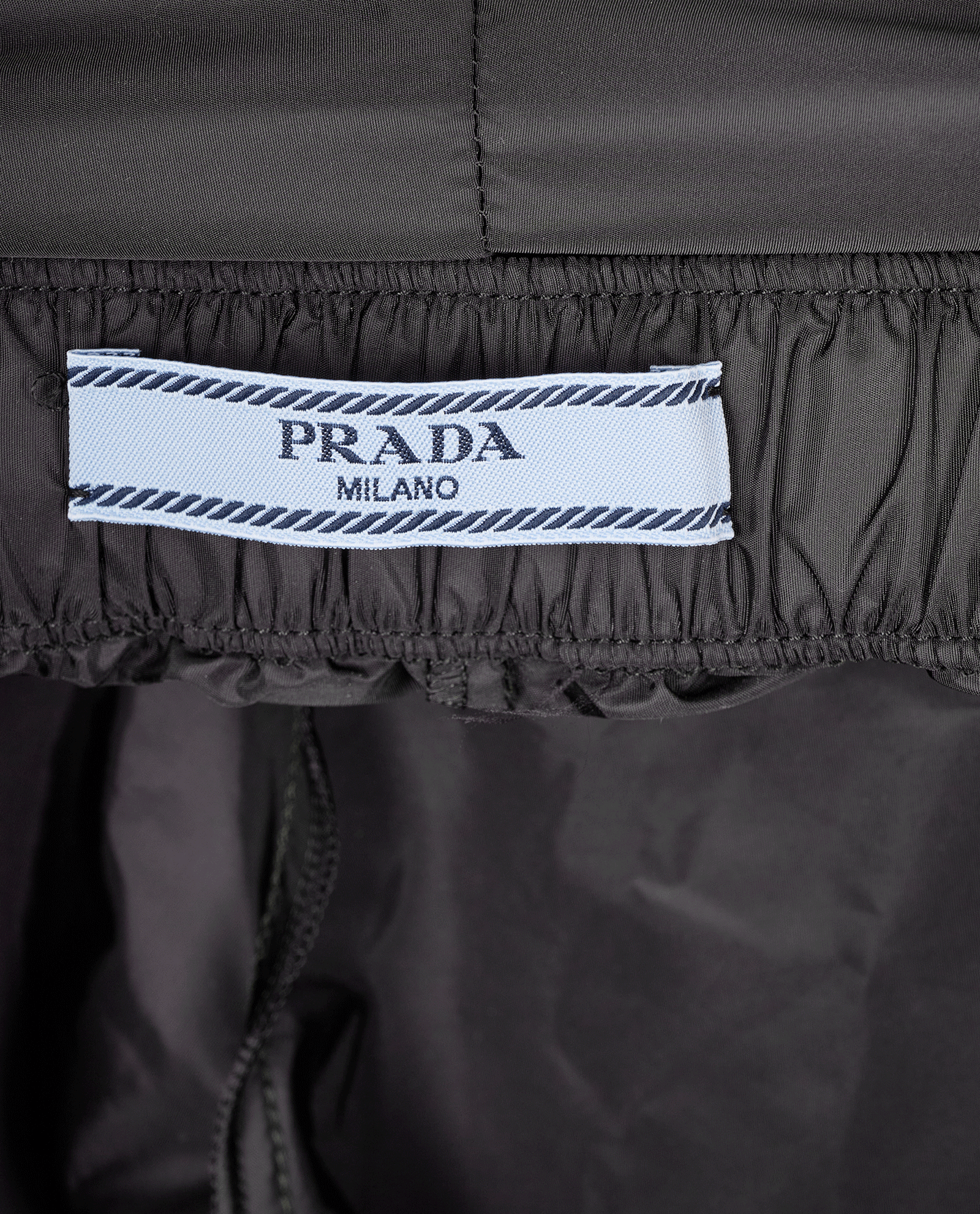 Prada Re-Nylon Trousers, &pound;320, Clothing, Black, Polyester (Polymer), Other view
