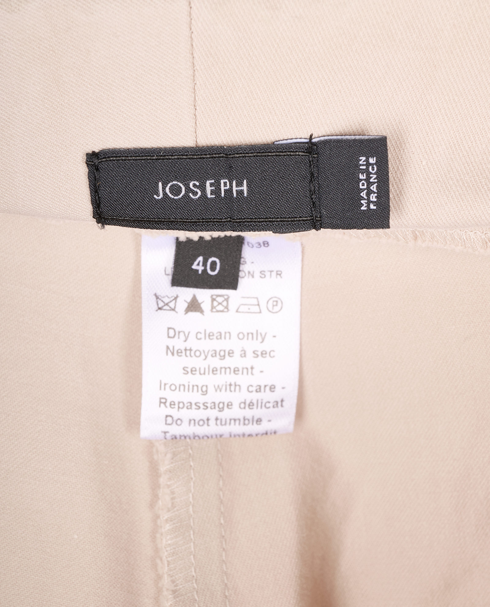 Joseph Slim Fit Joggers, &pound;70, Clothing, Beige, Cotton, Other view