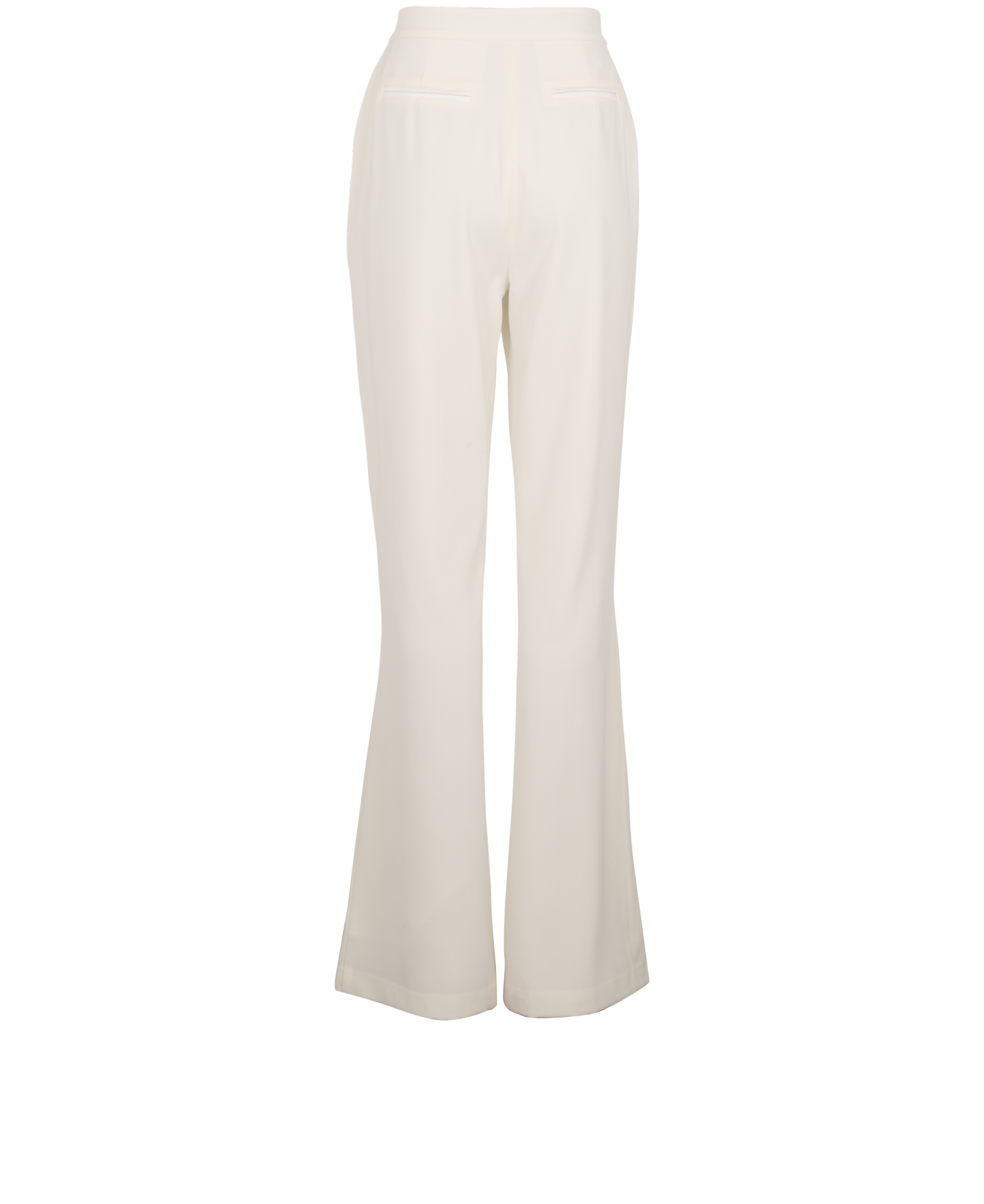 Nadine Merabi Pleated Trousers, &pound;95, Clothing, White, Polyester (Polymer), Back view