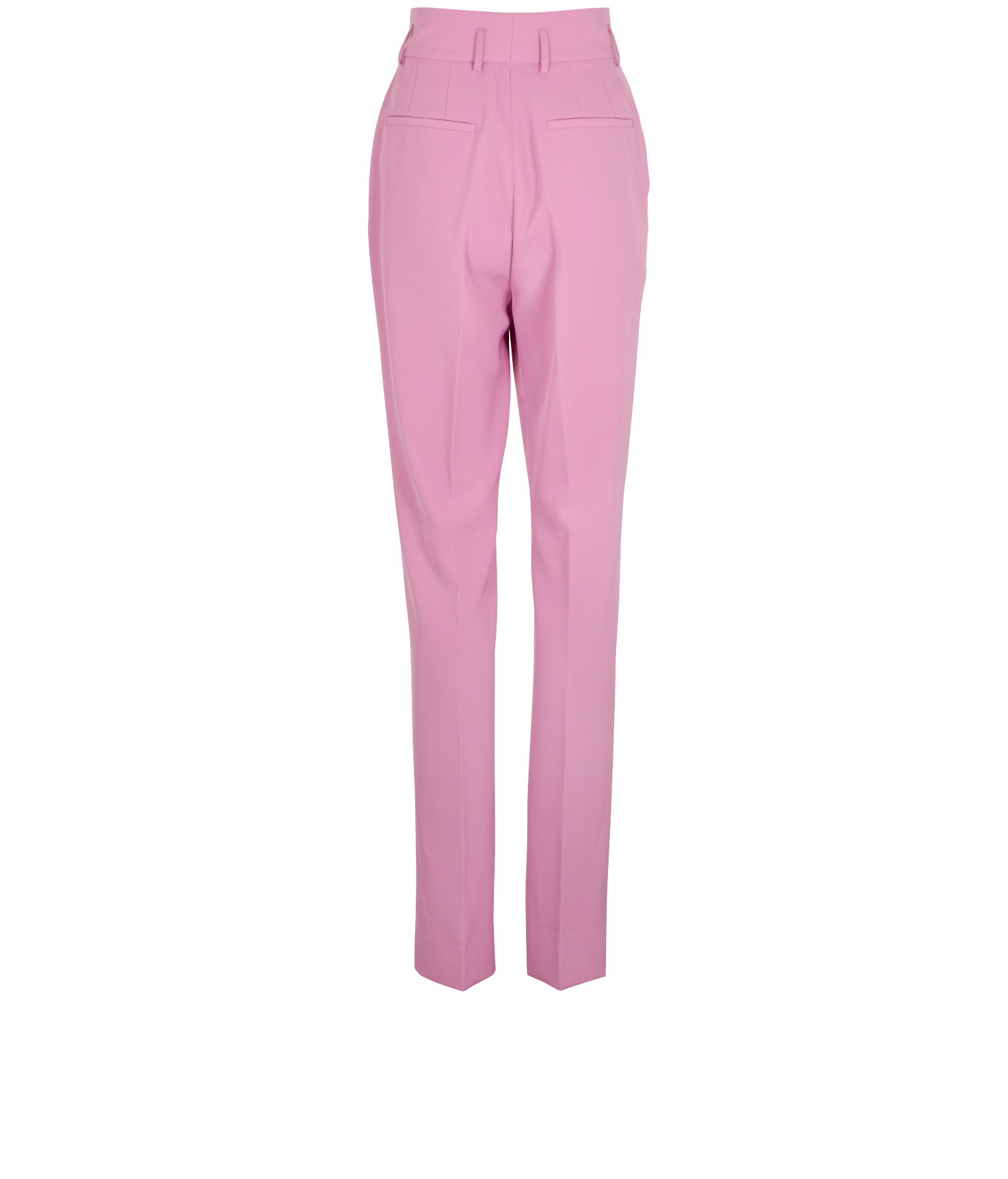 Dolce & Gabbana High Waisted Tailored Trousers, &pound;150, Clothing, Pink, Polyester (Polymer), Back view