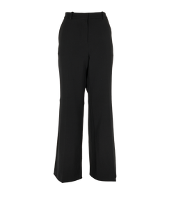 Givenchy Wide Leg Trousers, Poly/Wool, Black, UK 12, 3*