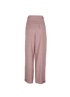 Bottega Veneta Pleated Barrel Trousers, &pound;220, Clothing, Pink, Wool, Back view