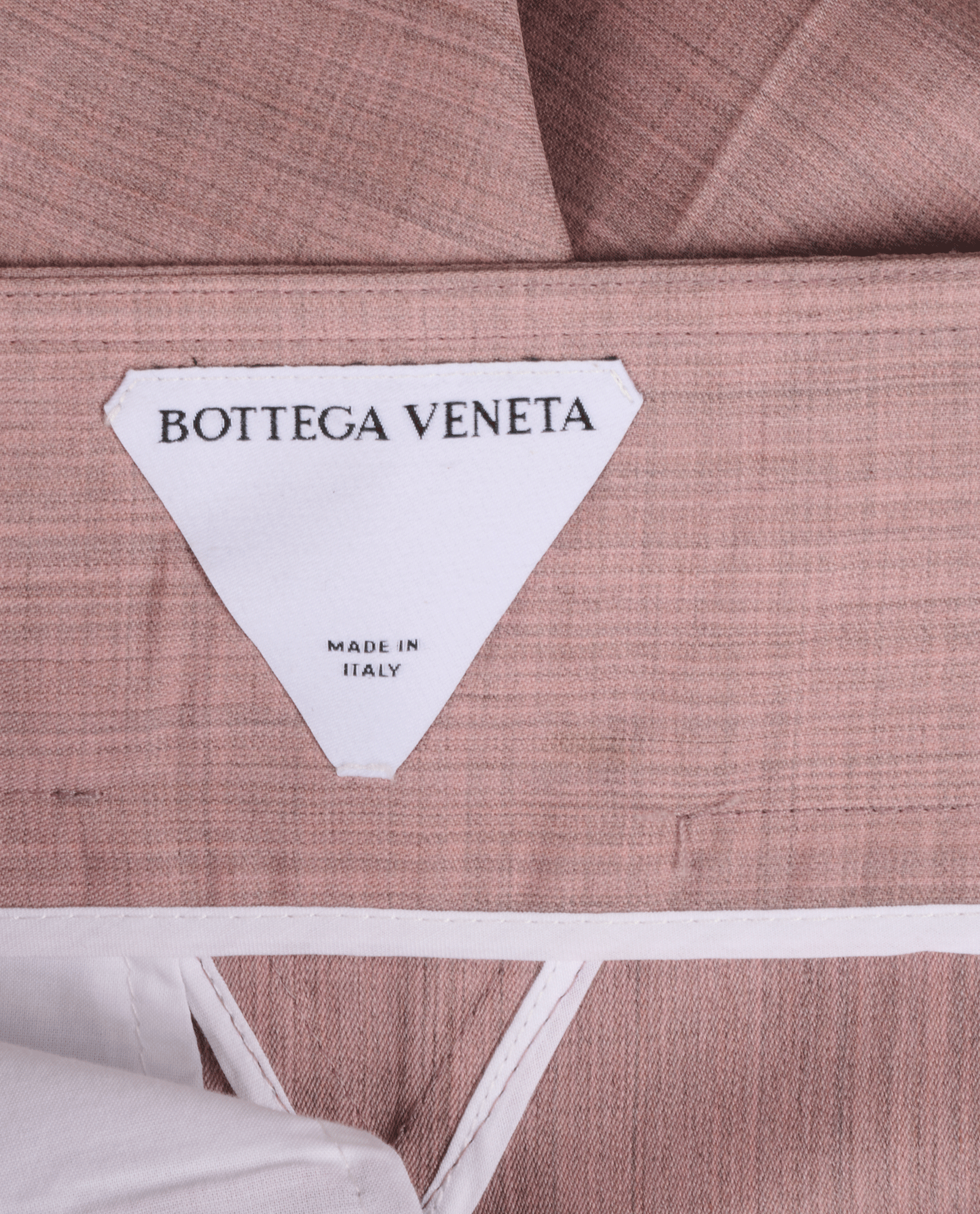 Bottega Veneta Pleated Barrel Trousers, &pound;220, Clothing, Pink, Wool, Other view
