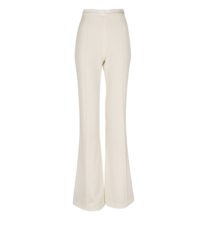 Nadine Merabi Charlotte Trousers, &pound;95, Clothing, White, Polyester (Polymer), Front view