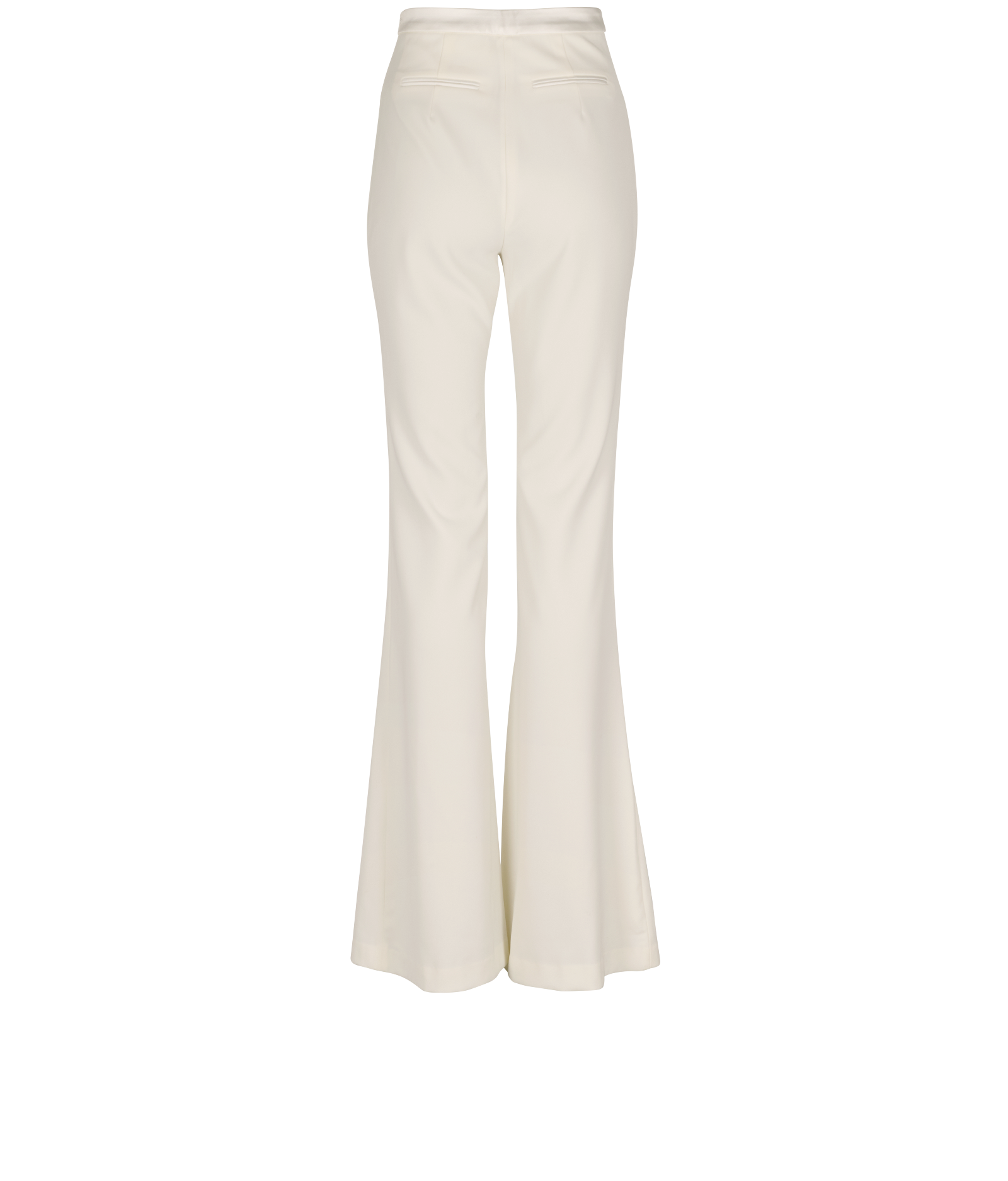 Nadine Merabi Charlotte Trousers, &pound;95, Clothing, White, Polyester (Polymer), Back view