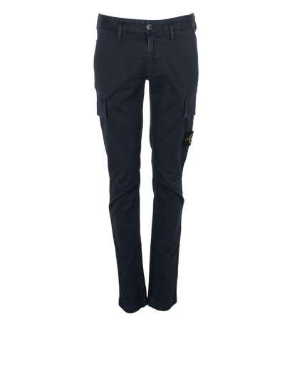 Stone Island Cargo Trousers, &pound;210, Clothing, Navy, Cotton, Front view