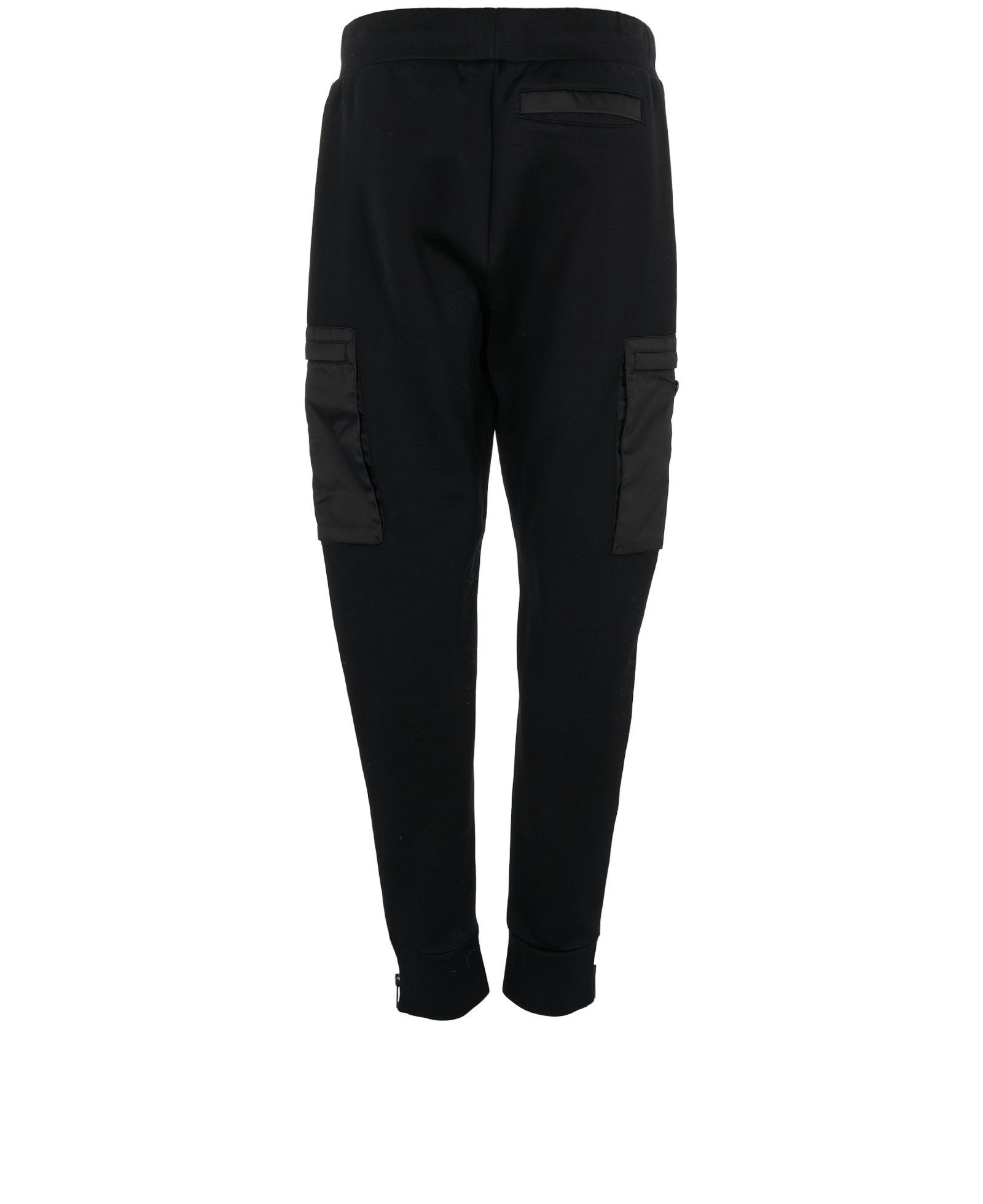Prada Cargo Track Pants, &pound;250, Clothing, Black, Cotton/Nylon, Back view