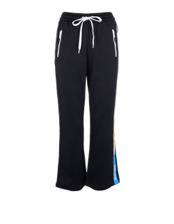 Miu Miu Logo Track Pants, Cotton, Blk, UK8, 2*