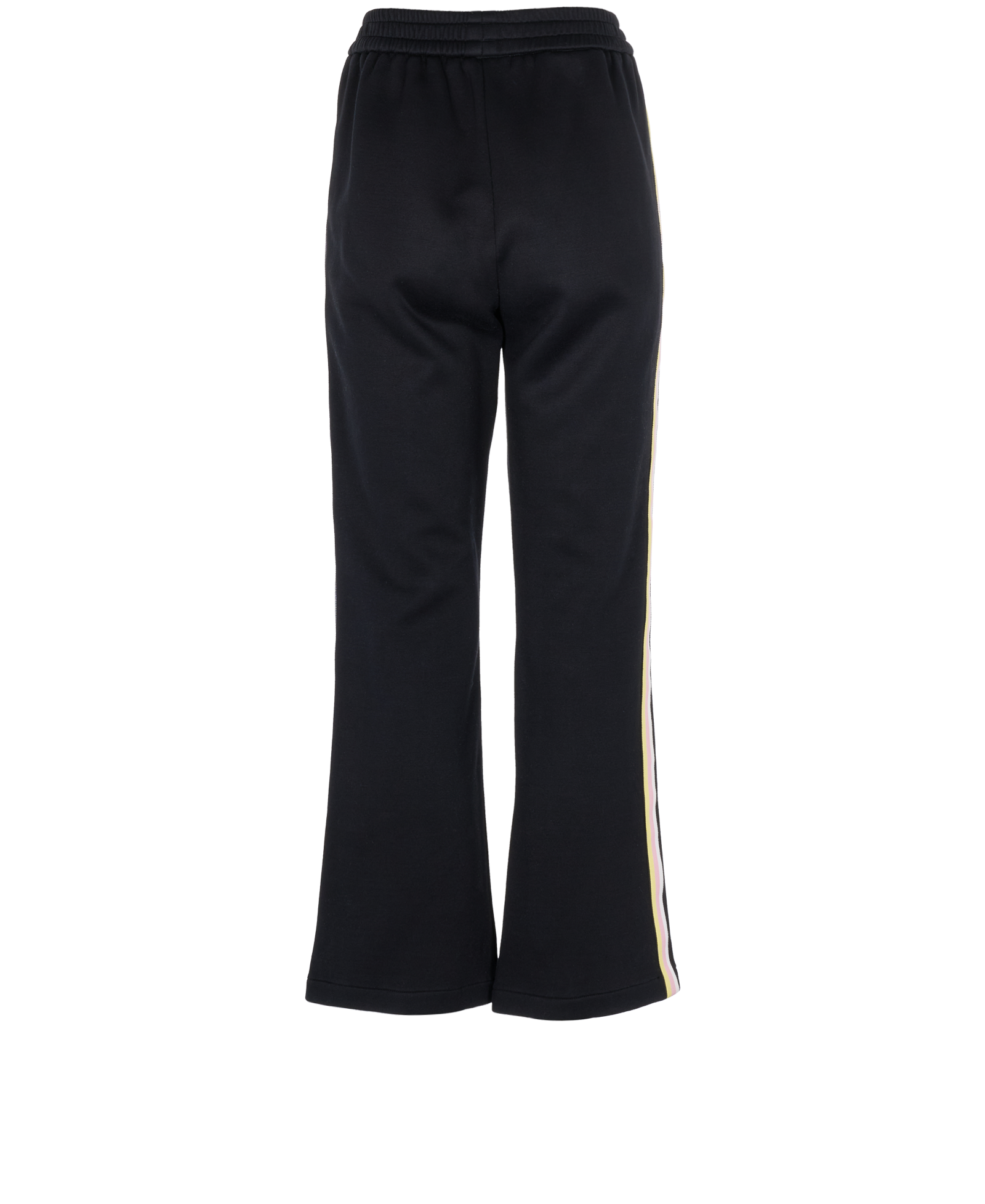 Miu Miu Logo Track Pants, &pound;230, Clothing, Black, Cotton, Back view