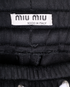 Miu Miu Logo Track Pants, &pound;230, Clothing, Black, Cotton, Other view