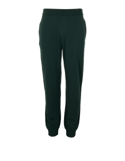 Burberry Logo Embroidered Joggers, Mens, Wool, Green, Sz S, 3*