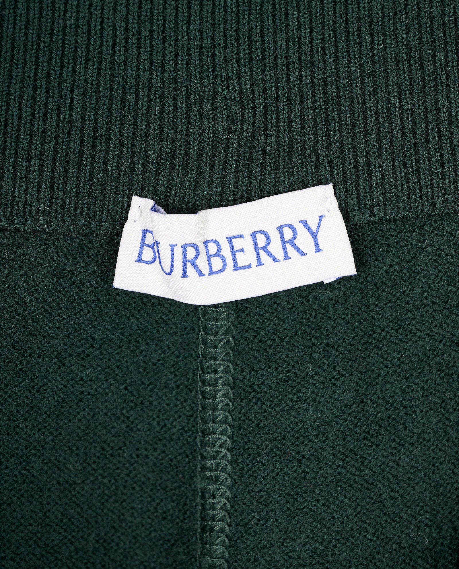 Burberry Logo Embroidered Joggers, &pound;130, Clothing, Green, Wool, Other view