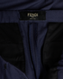Fendi Straight Leg Trousers, &pound;230, Clothing, Blue, Wool, Other view