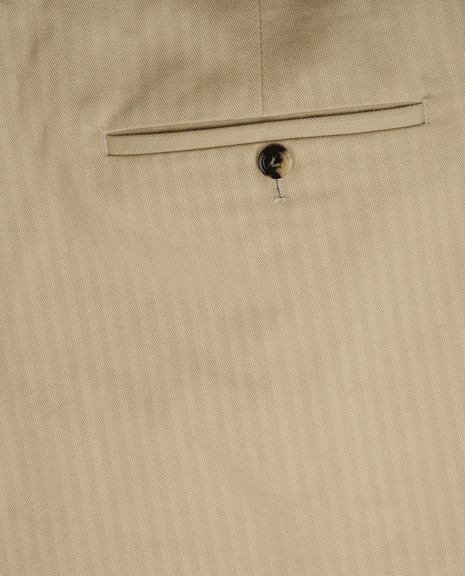 Bottega Veneta Striped Straight Leg Trousers, &pound;150, Clothing, Beige, Cotton, Other view