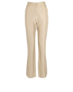 Valentino Bow Trousers, Viscose/Cotton, Beige, UK 14, 3*