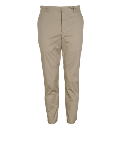 Prada Chino Trousers, &pound;170, Clothing, Grey, Cotton, Front view