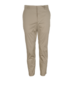 Prada Chino Trousers, Mens, Cotton, Grey, Sz L, 2*