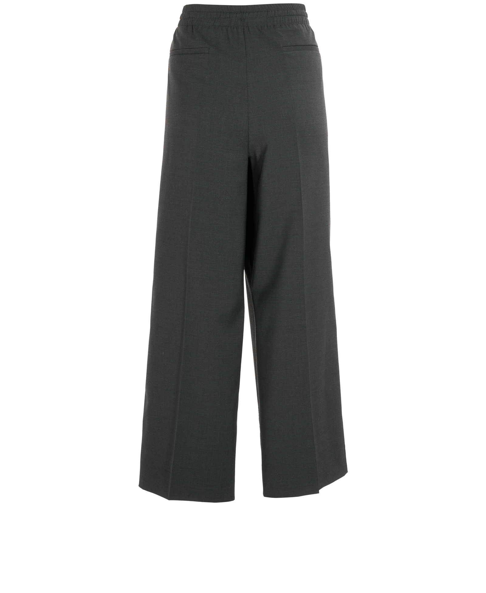 Miu Miu Drawstring Trousers, &pound;150, Clothing, Grey, Polyester (Polymer), Back view