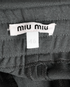 Miu Miu Drawstring Trousers, &pound;150, Clothing, Grey, Polyester (Polymer), Other view