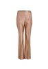 Alexander McQueen Straight Leg Trousers, &pound;220, Clothing, Pink, Silk, Front view