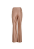 Alexander McQueen Straight Leg Trousers, &pound;220, Clothing, Pink, Silk, Back view