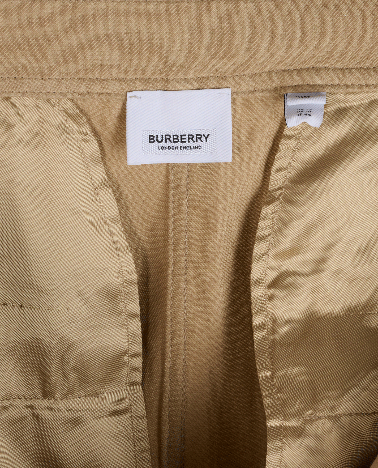 Burberry Amelia Trousers, &pound;250, Clothing, Beige, Cotton, Other view