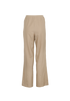 Chanel 00C Logo Plate Trousers, &pound;175, Clothing, Beige, Wool, Back view