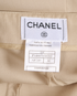 Chanel 00C Logo Plate Trousers, &pound;175, Clothing, Beige, Wool, Other view