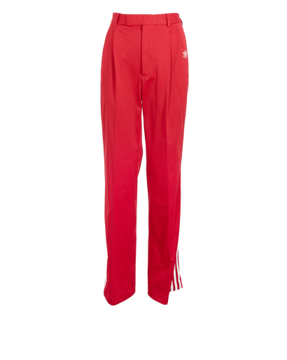 Gucci X Adidas Trousers, &pound;280, Clothing, Red/White, Polyester Mix, Front view