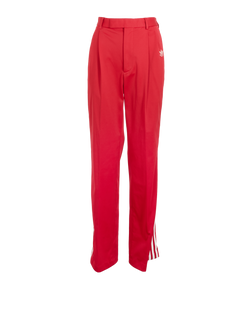 Gucci X Adidas Trousers, Polyester, Red/White, UK16, 3*