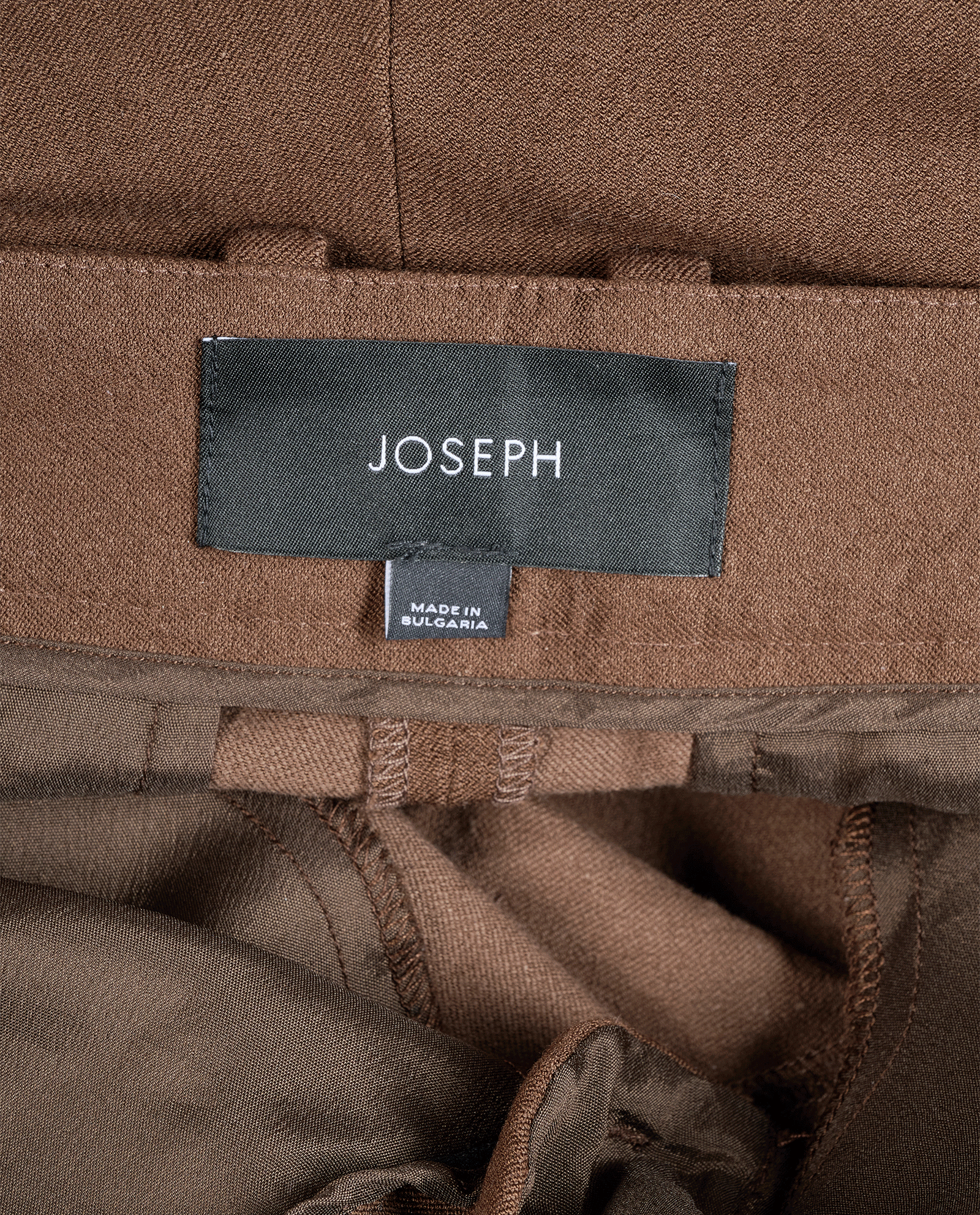 Joseph Coleman Trousers, &pound;120, Clothing, Brown, Viscose, Other view