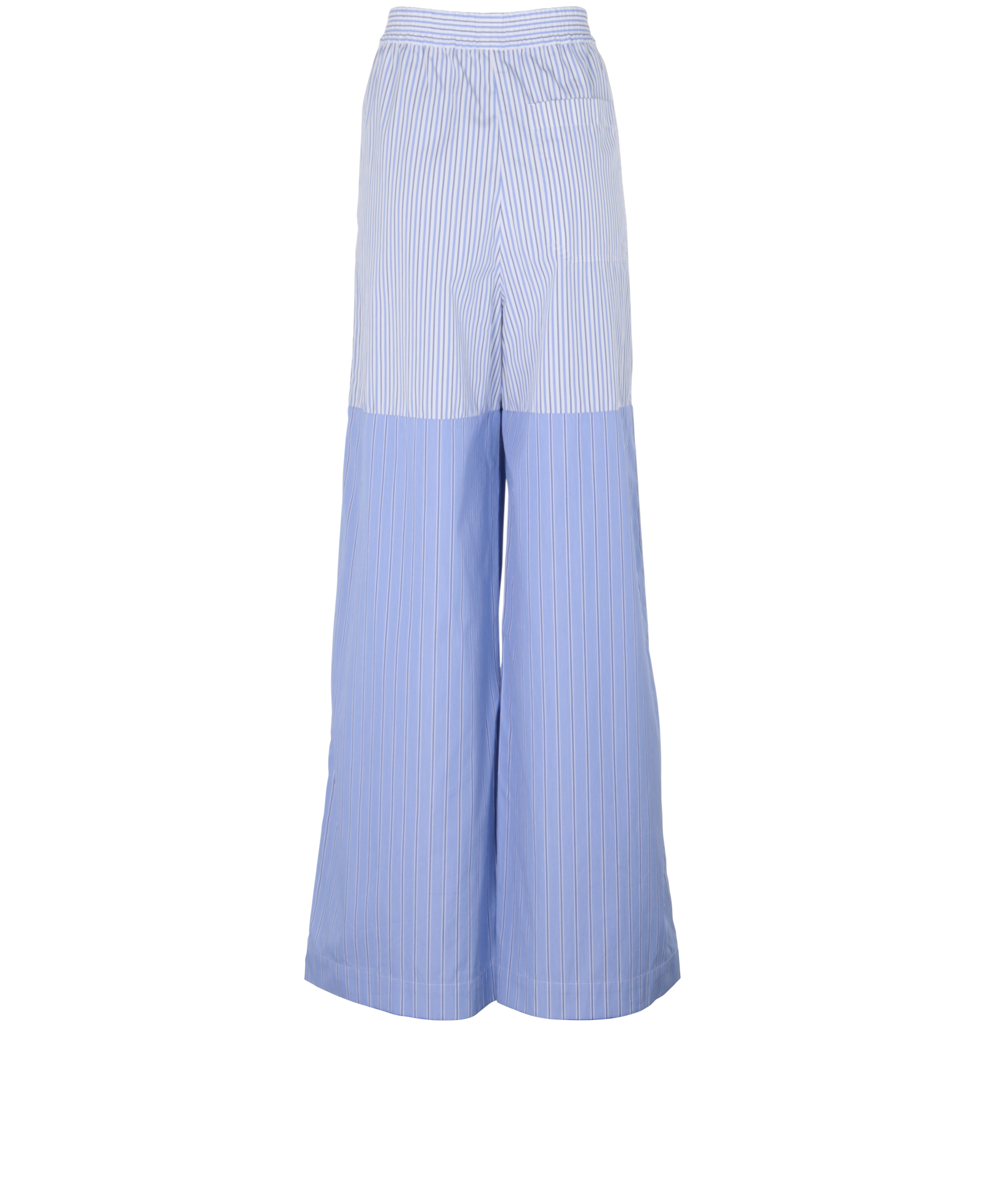 Stella McCartney Striped Trousers, &pound;140, Clothing, Blue/White, Cotton, Back view