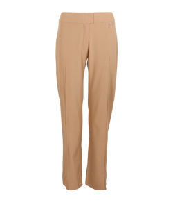 Joseph Straight Leg Trousers, Rayon/Virgin Wool, Beige, Sz M, 3*