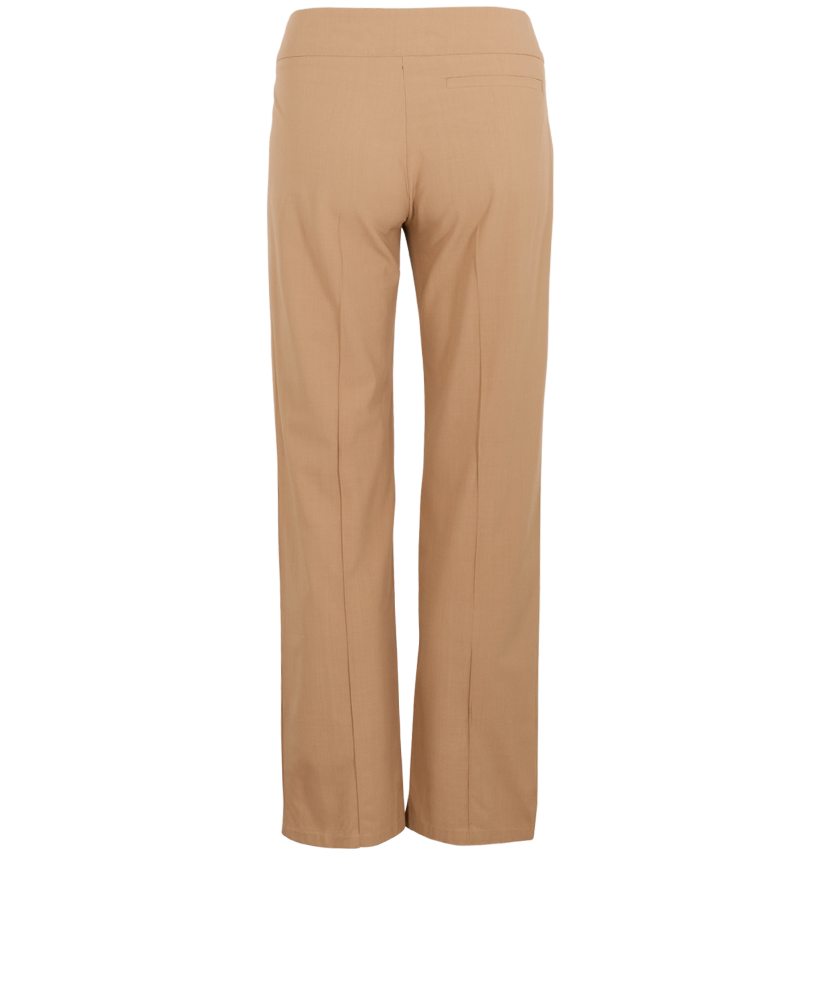 Joseph Straight Leg Trousers, &pound;40, Clothing, Beige, Rayon (Polymer)/Wool, Back view