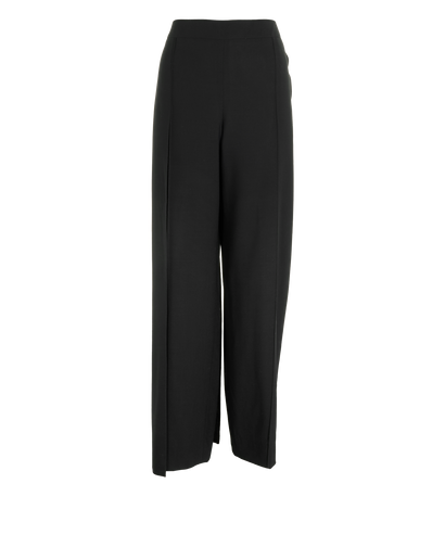 Chanel 99P Wide Trousers, &pound;250, Clothing, Black, Wool, Front view