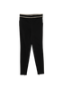 Gucci Scallop-Trimmed Trousers, &pound;180, Clothing, Black, Cotton, Front view