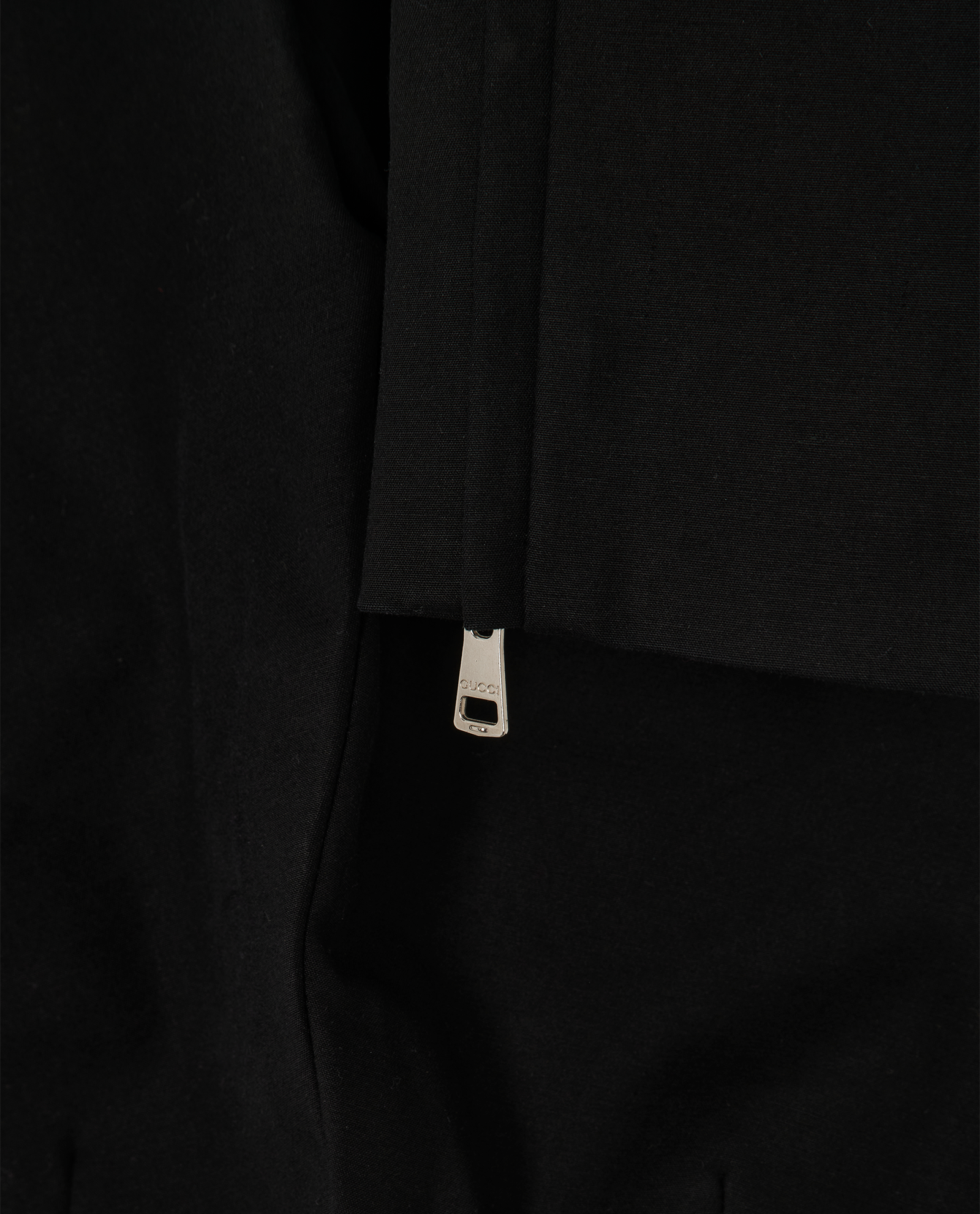 Gucci Scallop-Trimmed Trousers, &pound;180, Clothing, Black, Cotton, Other view