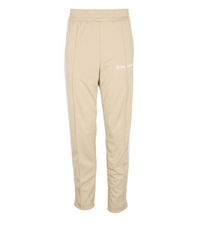 Palm Angels Classic Track Trousers, &pound;120, Clothing, Beige, Polyester (Polymer), Front view