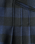 Christian Dior Check Culotte Trousers, &pound;550, Clothing, Blue, Polyester/Wool, Other view