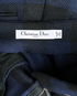Christian Dior Check Culotte Trousers, &pound;550, Clothing, Blue, Polyester/Wool, Other view
