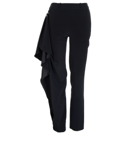 Jean Paul Gaultier Draped Trousers, Acetate/Poly, Black, UK 12, 3*