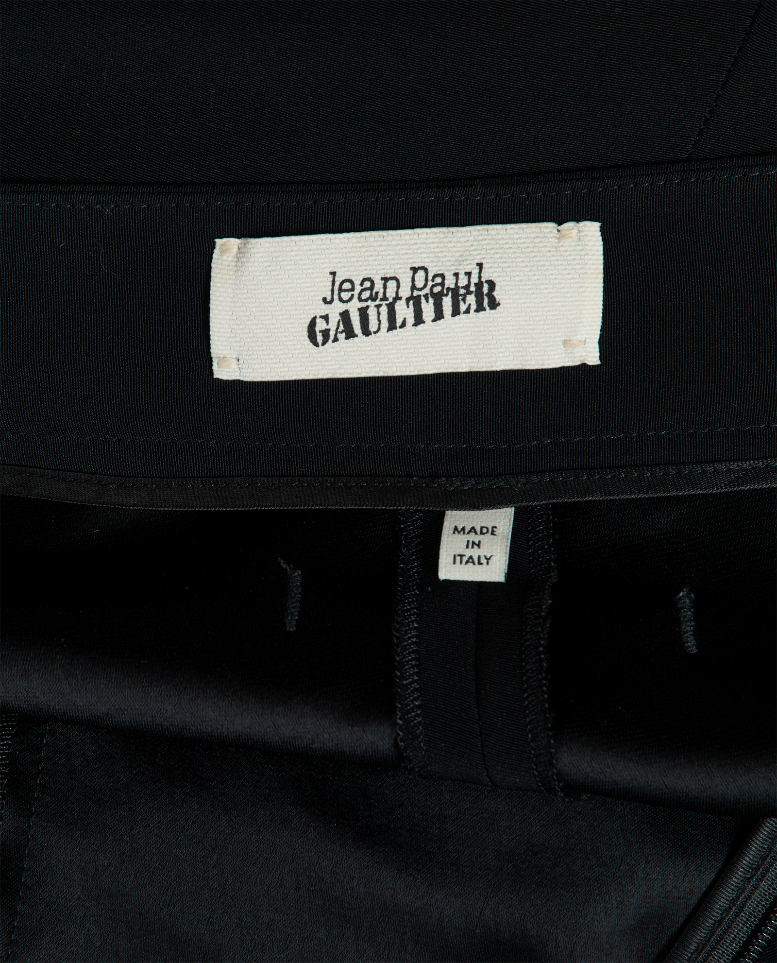 Jean Paul Gaultier Draped Trousers, &pound;230, Clothing, Black, Acetate/Polyester (Polymer), Other view