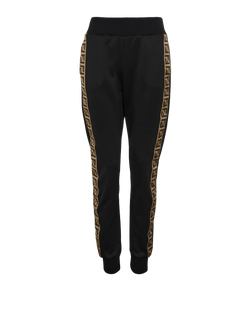 Fendi FF Joggers, Poly/Cotton, Blk/Brwn, UK10, 3*