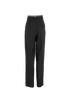 Bottega Veneta Pleated Twill Trousers, &pound;230, Clothing, Black, Wool, Back view