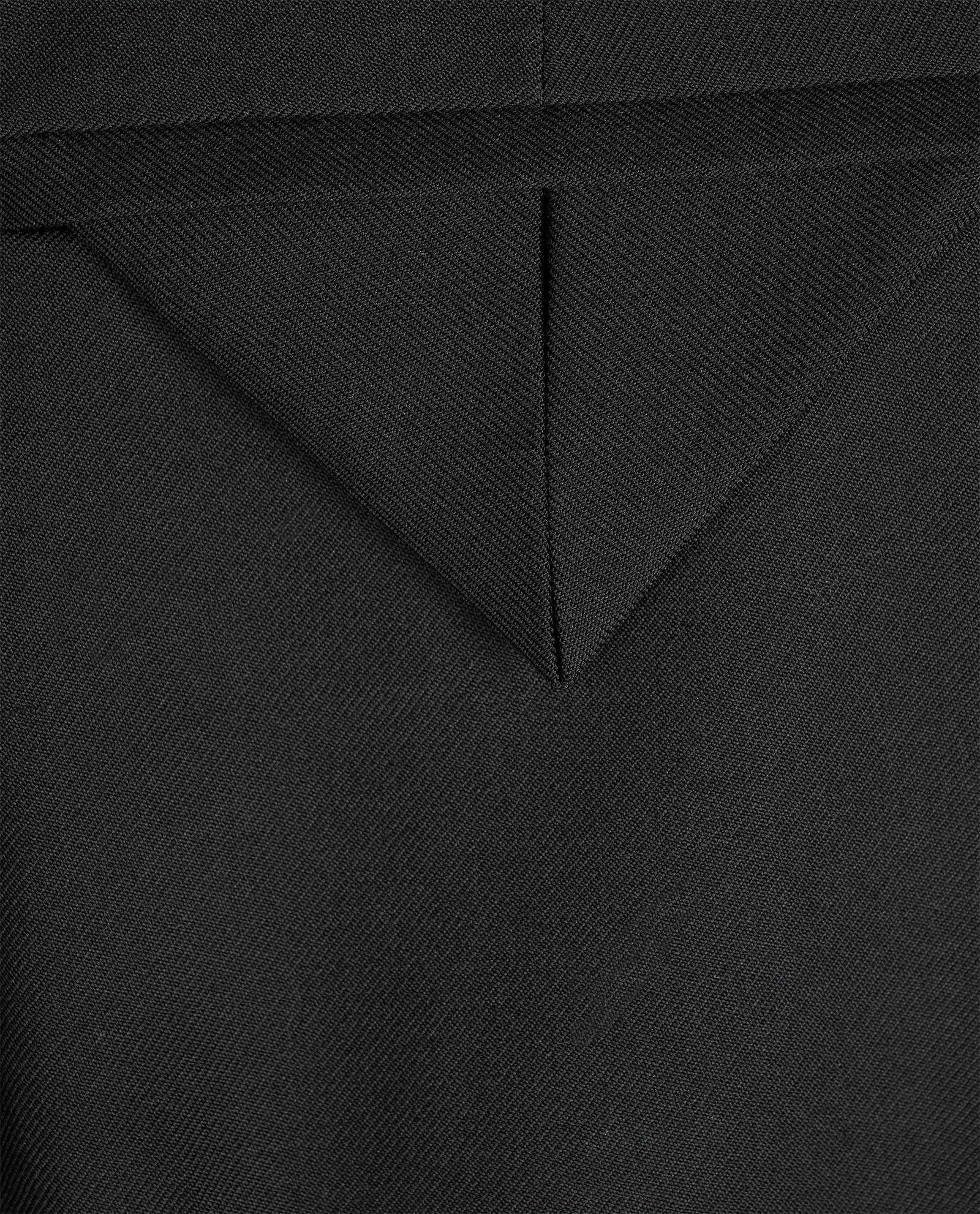 Bottega Veneta Pleated Twill Trousers, &pound;230, Clothing, Black, Wool, Other view