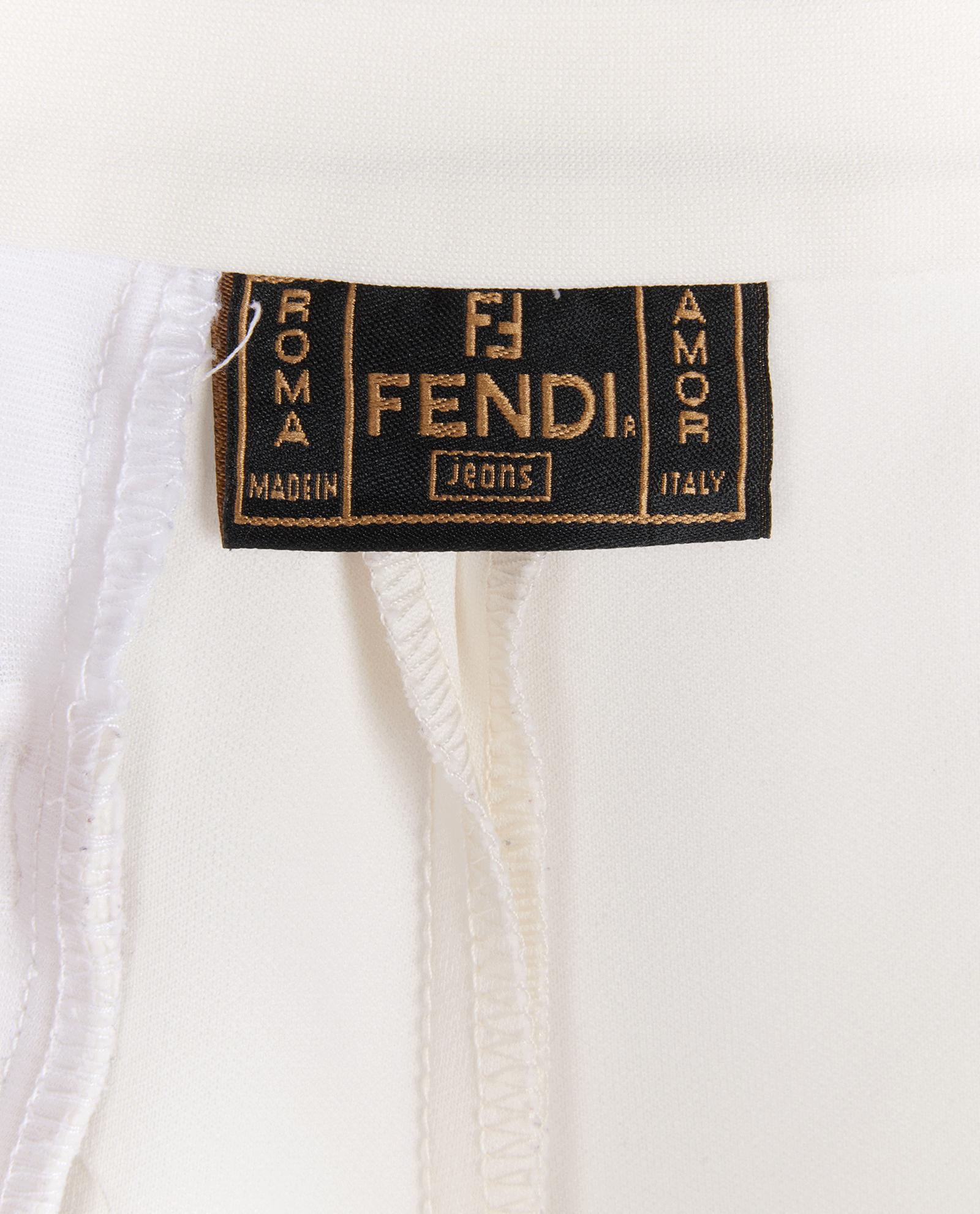 Fendi Vintage Trousers, &pound;90, Clothing, Cream, Nylon, Other view