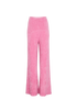 Gucci Embellished G Wide Leg Trousers, &pound;150, Clothing, Pink, Polyester (Polymer)/Viscose, Back view