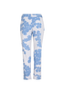 Joseph Floral Trousers, &pound;90, Clothing, Blue/White, Cotton, Back view