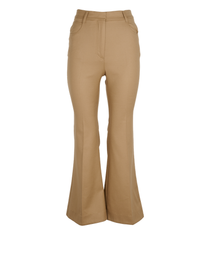 Stella McCartney Flared Trousers, &pound;120, Clothing, Beige, Wool, Front view